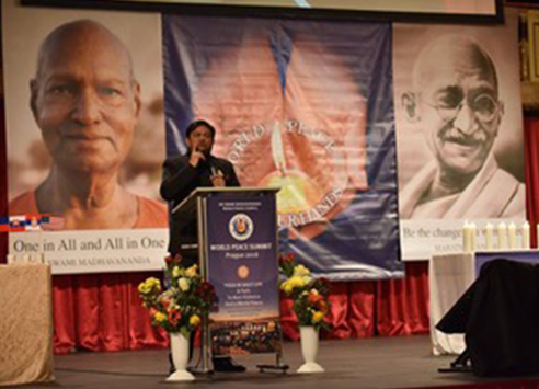 Mr. Swapnil Kothari at World Peace Council Conference in Prague