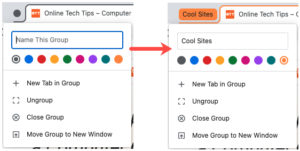 Use Chrome’s tab groups to organize projects