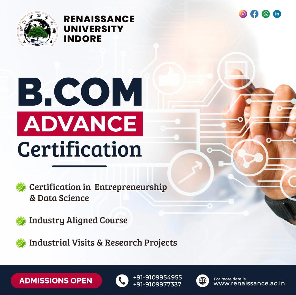 B. Com Advance Certification / Hons – Renaissance University